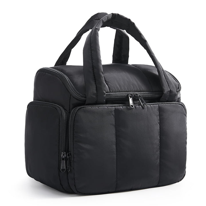 Elegant Padded Handbag with Multiple Compartments Bowlift