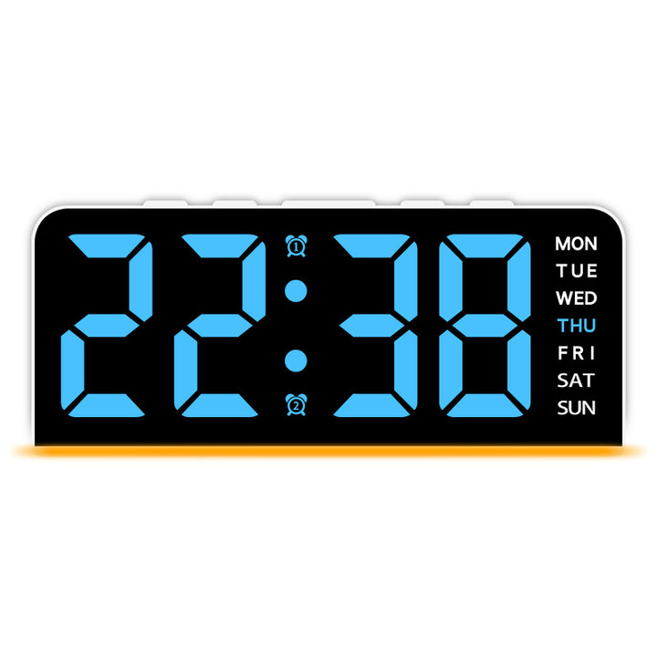 Digital LED alarm clock with color change Bowlift