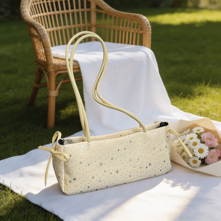 WoStar-Patterned Compact Shoulder Bag Bowlift