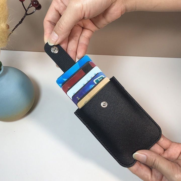 Premium Leather Card Holder Bowlift