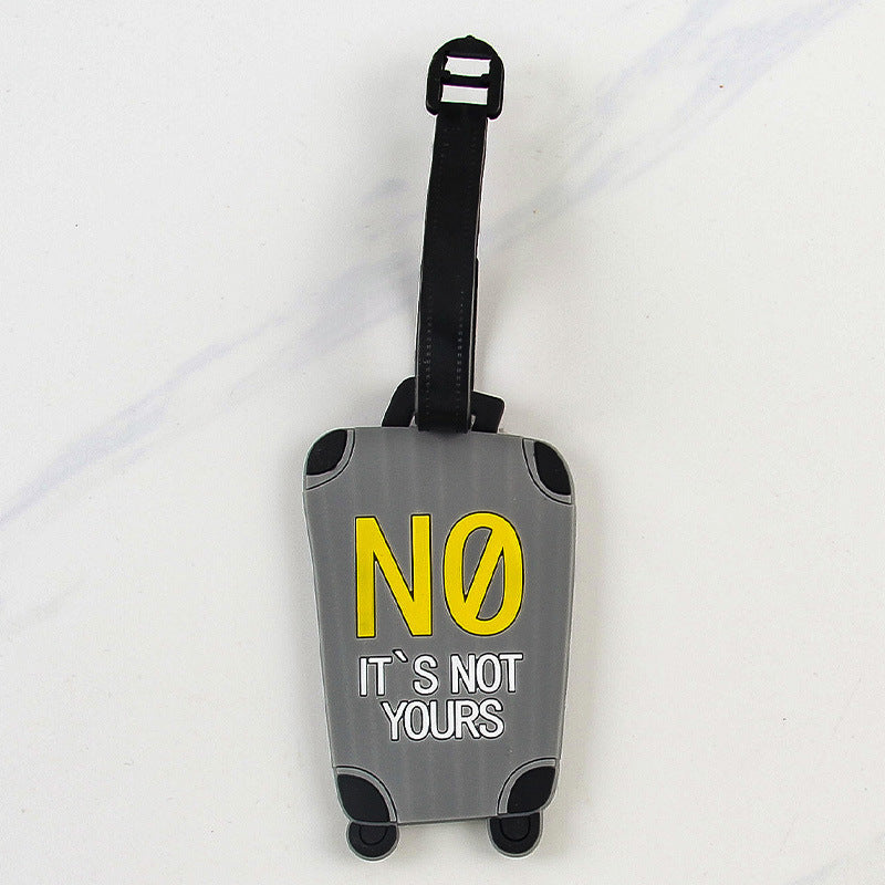 Humorous Luggage Tag Bowlift