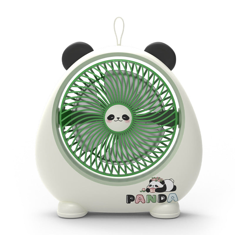 Ladies Portable Hand Fan with Stylish Panda Design Bowlift