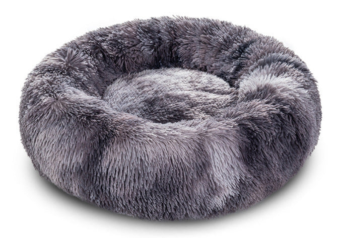 Round Plush  Nest  Dog Bed