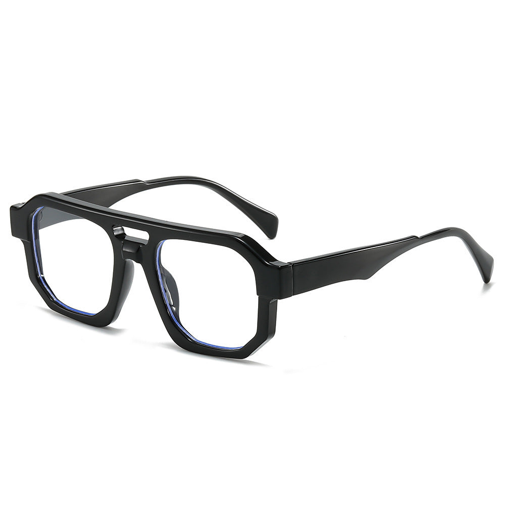 Fashion-Forward Geometric Oversized Sunglasses Bowlift