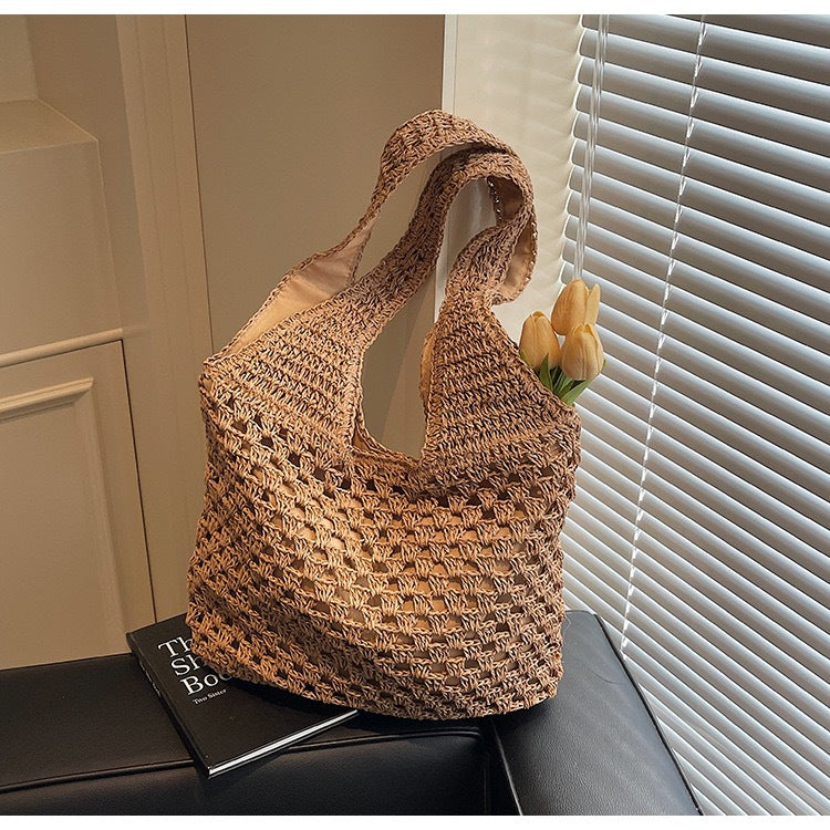 Handmade Macrame Tote Bag Bowlift
