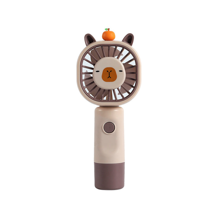 Women's portable hand fan with animal motif Bowlift