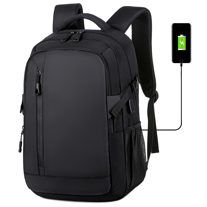 Backpack with Water-Repellent Material and Padded Laptop Compartment Bowlift