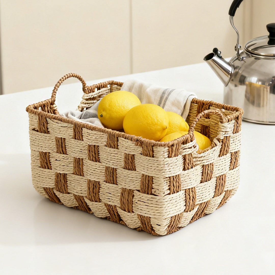 Handwoven storage basket Bowlift