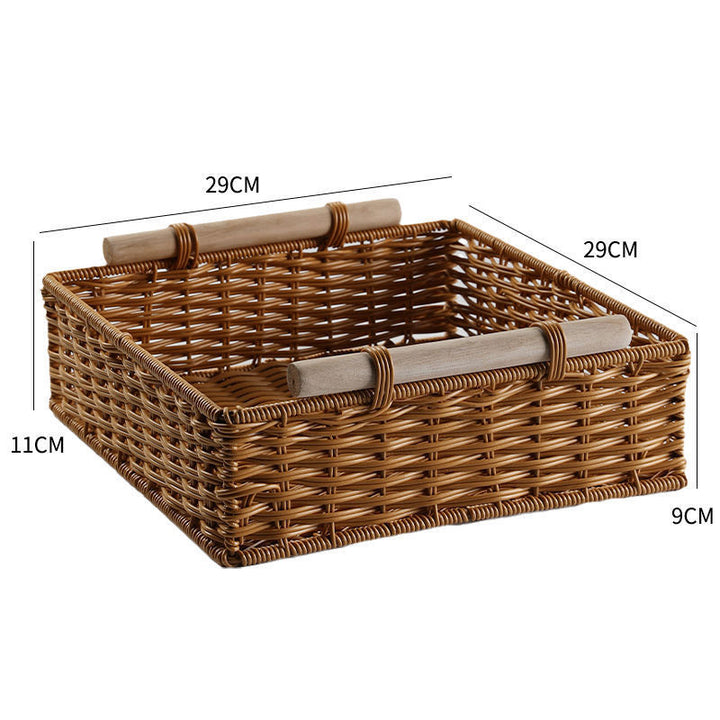 Artisan Woven Storage Basket Bowlift