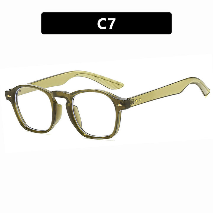 Ladies fashionable rectangular glasses with transparent frame Bowlift