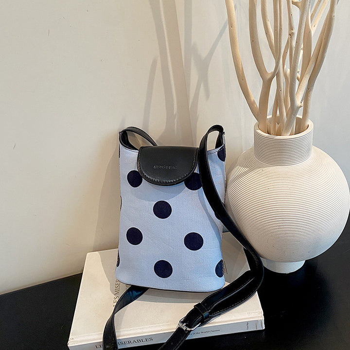 WoStylish Dot-Patterned Mini Crossbody Bag Bowlift