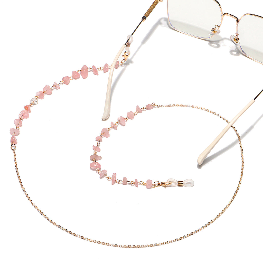Natural Crystal Eyewear Chain Bowlift