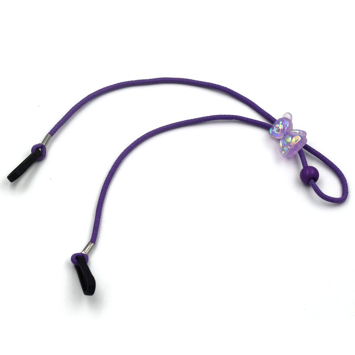 Adjustable Eyewear Retainer with Bead Detail Bowlift