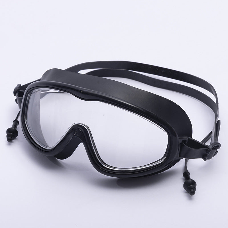 High-performance swimming mask with extensive field of vision Bowlift