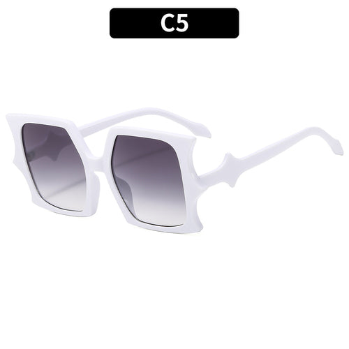 Avant-Garde Angular Frame Sunglasses