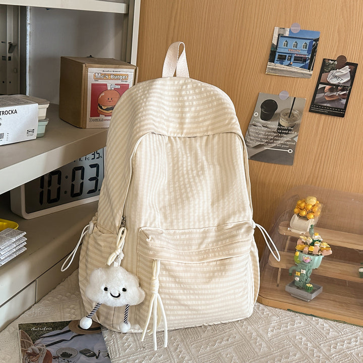 Checkerboard Patterned Casual Backpack