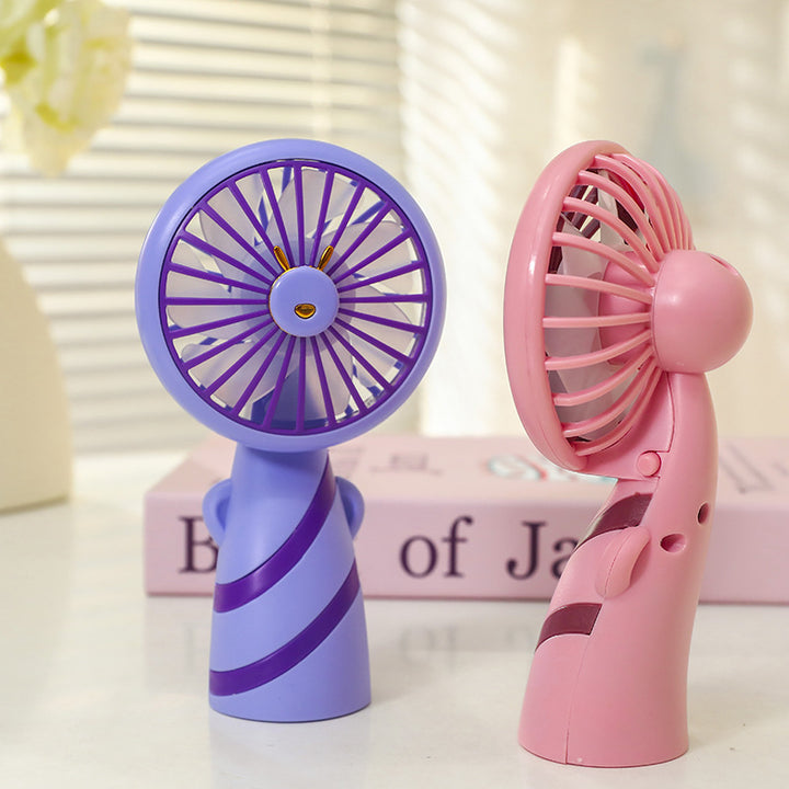 Women's Portable Mini Handheld Fan with Cute Design Bowlift