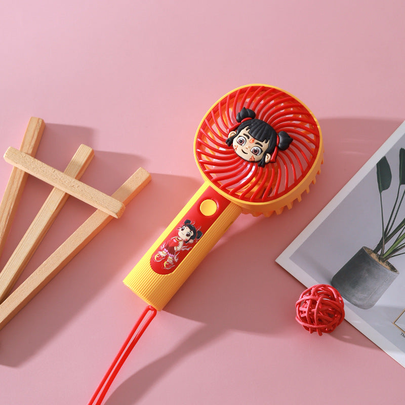 Ladies Portable Hand Fan in Creative Design Bowlift