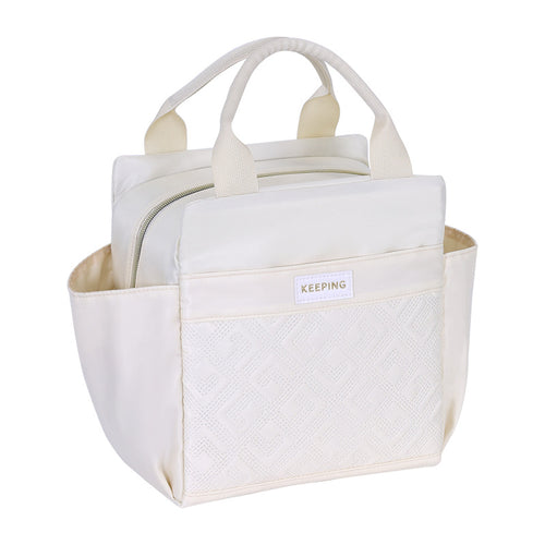 Cooler bag with insulating interior and practical compartment design Bowlift