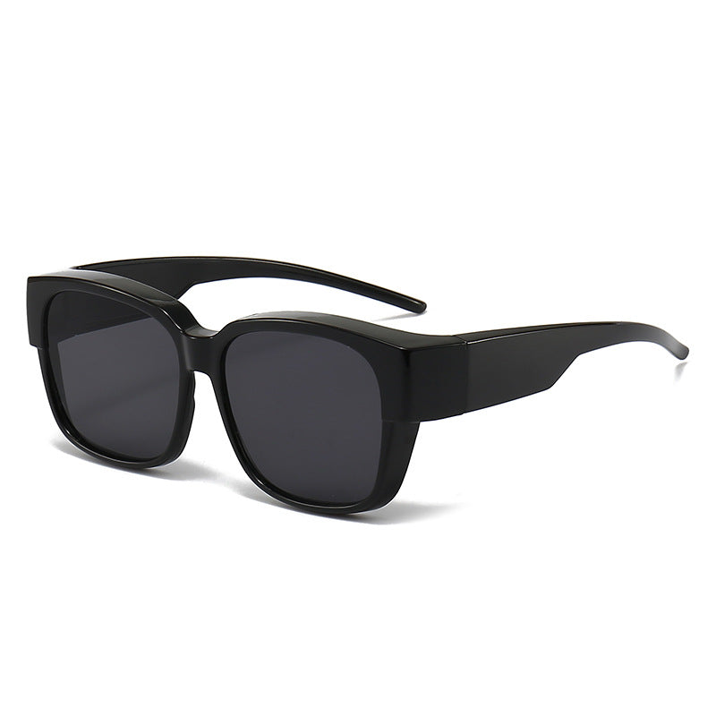 Women's stylish rectangular sunglasses with yellow lenses Bowlift