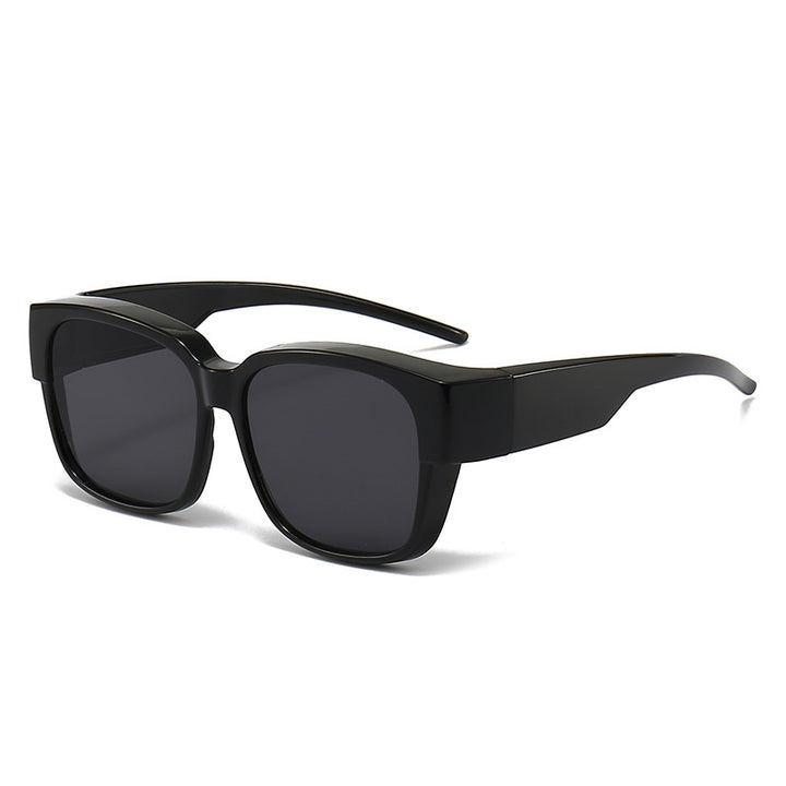 Women's stylish rectangular sunglasses with yellow lenses Bowlift