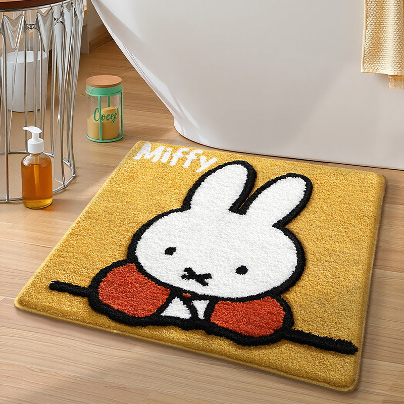 Cute Cartoon Bunny Bath Mat Bowlift