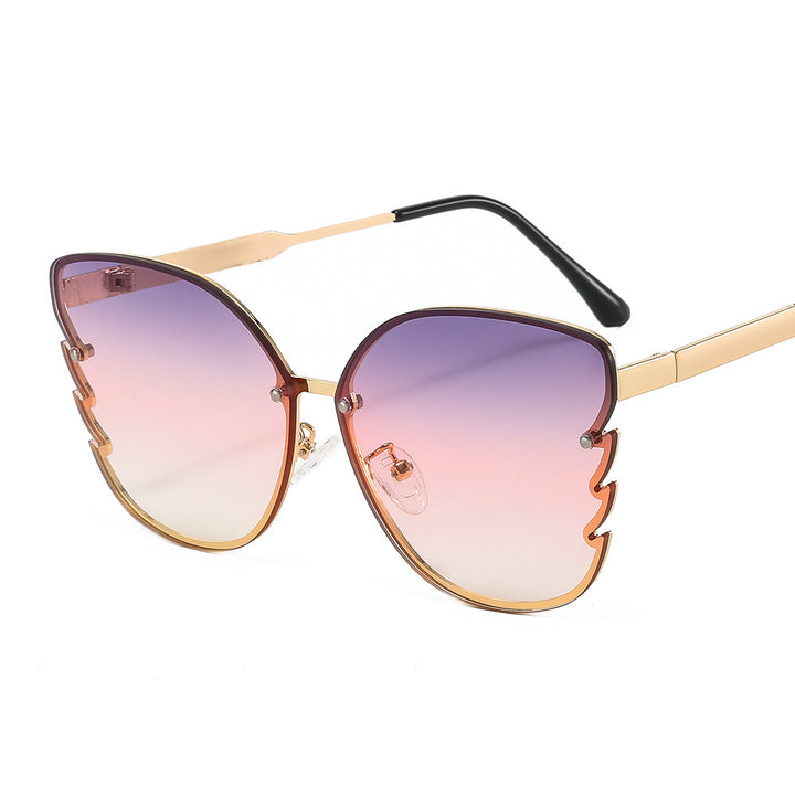 Women's statement sunglasses with unique design and gradient lenses Bowlift