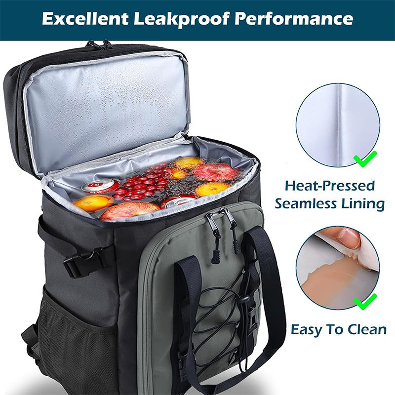 Multifunctional Insulated Drinking Backpack with Reinforced Carrying Handles Bowlift