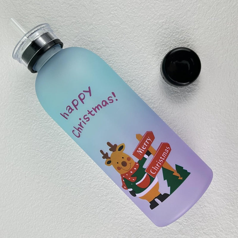 Women's creative drinking bottle with playful panda design Bowlift