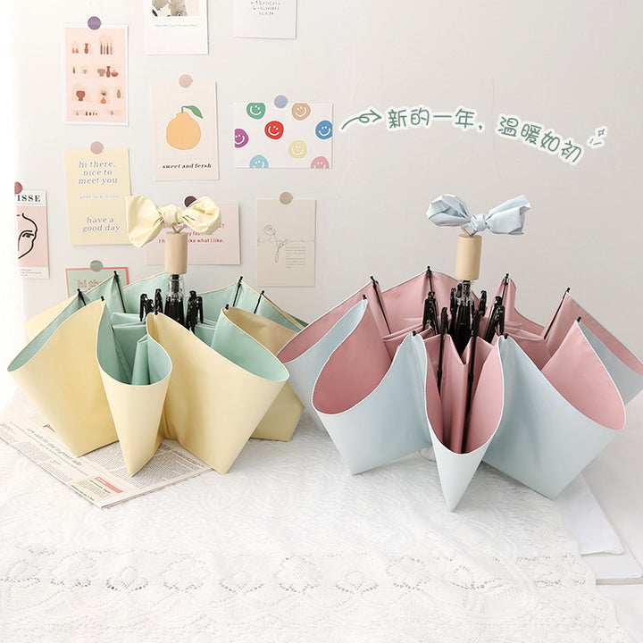 Women's Foldable Umbrella Holder with Multifunctional Design Bowlift