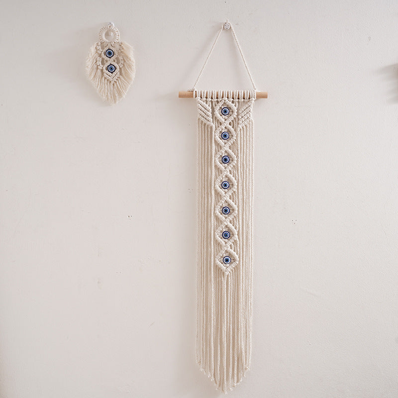 Macrame Decorative Wall Hanging with Eye Design Bowlift