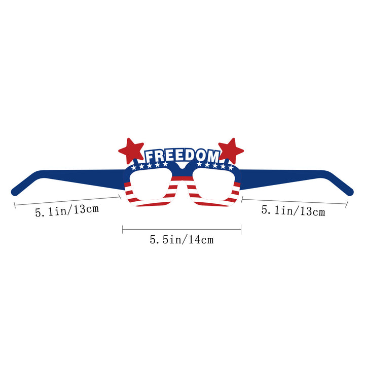 Women creative photo glasses for patriotic celebrations Bowlift