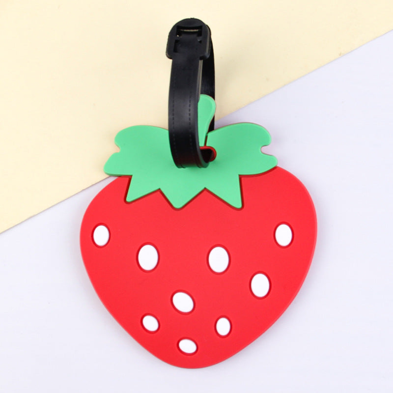 Strawberry-Themed Luggage Identifier Bowlift