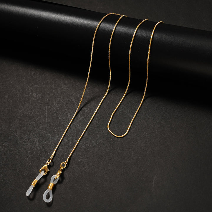 Elegant Gold-Plated Eyewear Chain Bowlift