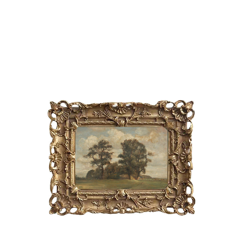 Vintage-inspired framed art collection
