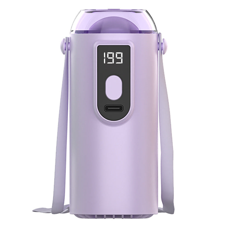 Ladies Portable Mini Air Circulator with Digital Temperature Display Bowlift