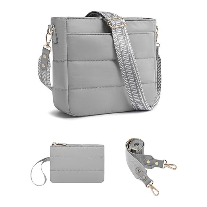 Versatile crossbody bag with detachable card case Bowlift