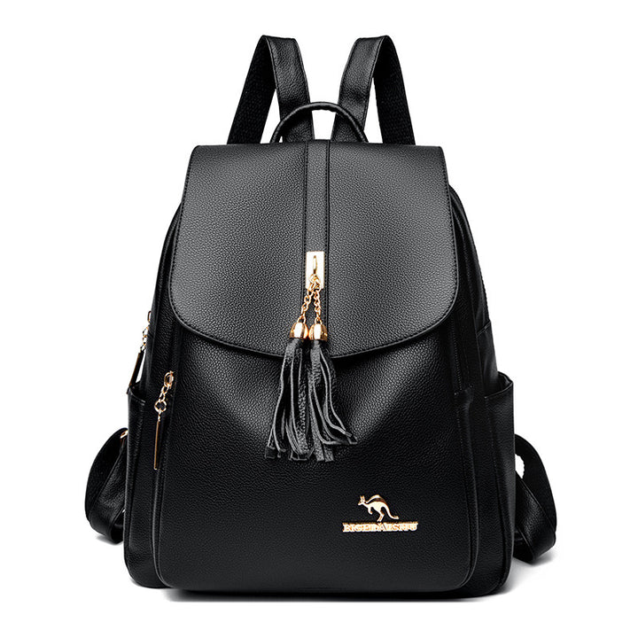 Stylish Faux Leather Backpack