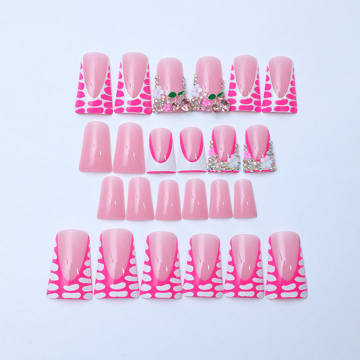 Decorative Artful Press-On Nails Bowlift