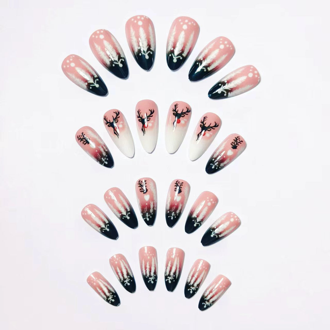 Festive Winter-Themed Nail Art Bowlift