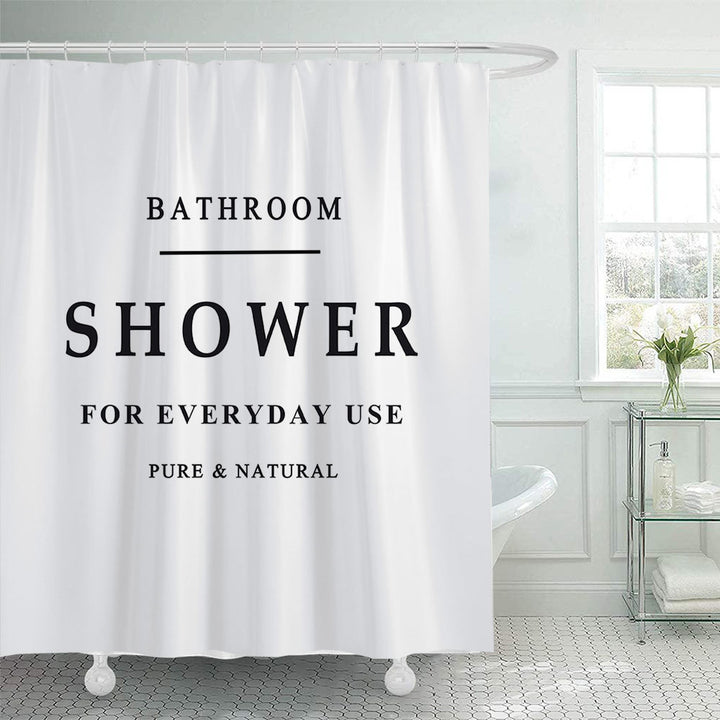 Elegant Bathroom Shower Curtain Bowlift