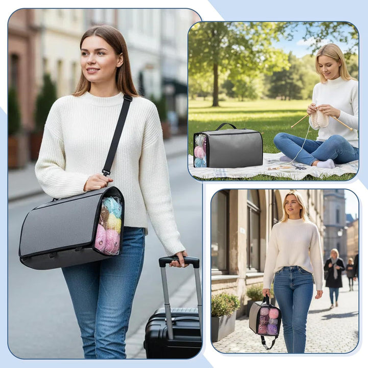 Creative Wool Organizer Bag Bowlift
