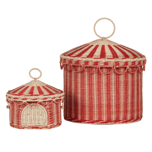 Decorative Woven Pet House Bowlift