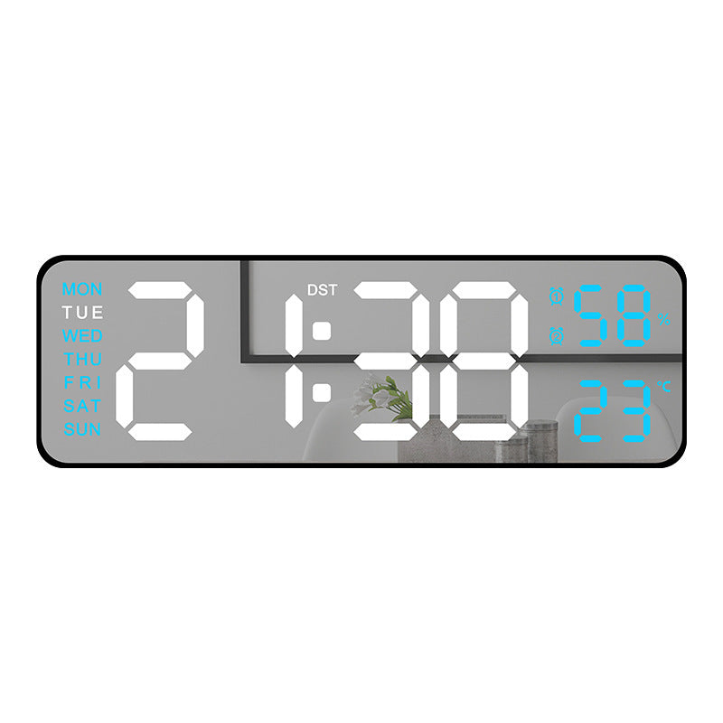 Digital Multifunctional Alarm Clock with Temperature and Hygrometer Display Bowlift
