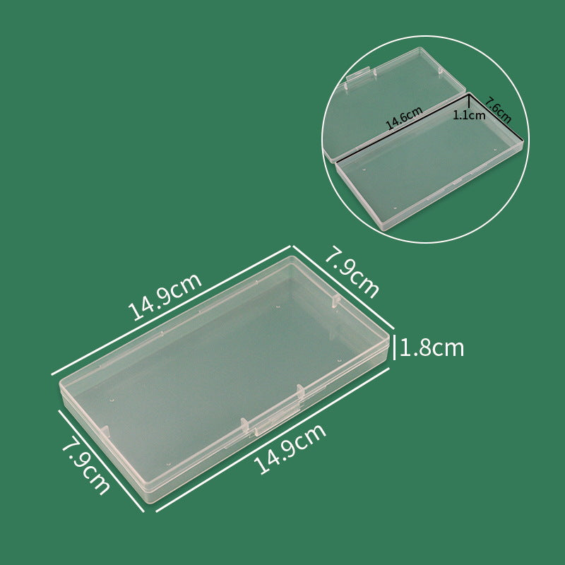 Transparent Craft Supply Storage Box Bowlift