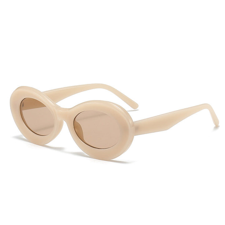 Women’s fashionable oval-shaped sunglasses with innovative design Bowlift