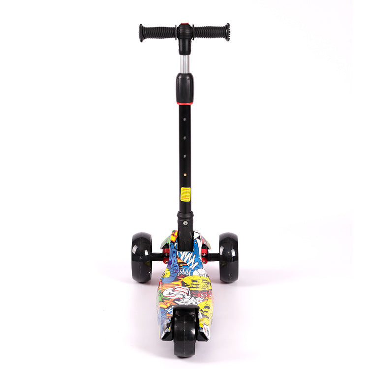 Colorful Graphic Kick Scooter Bowlift