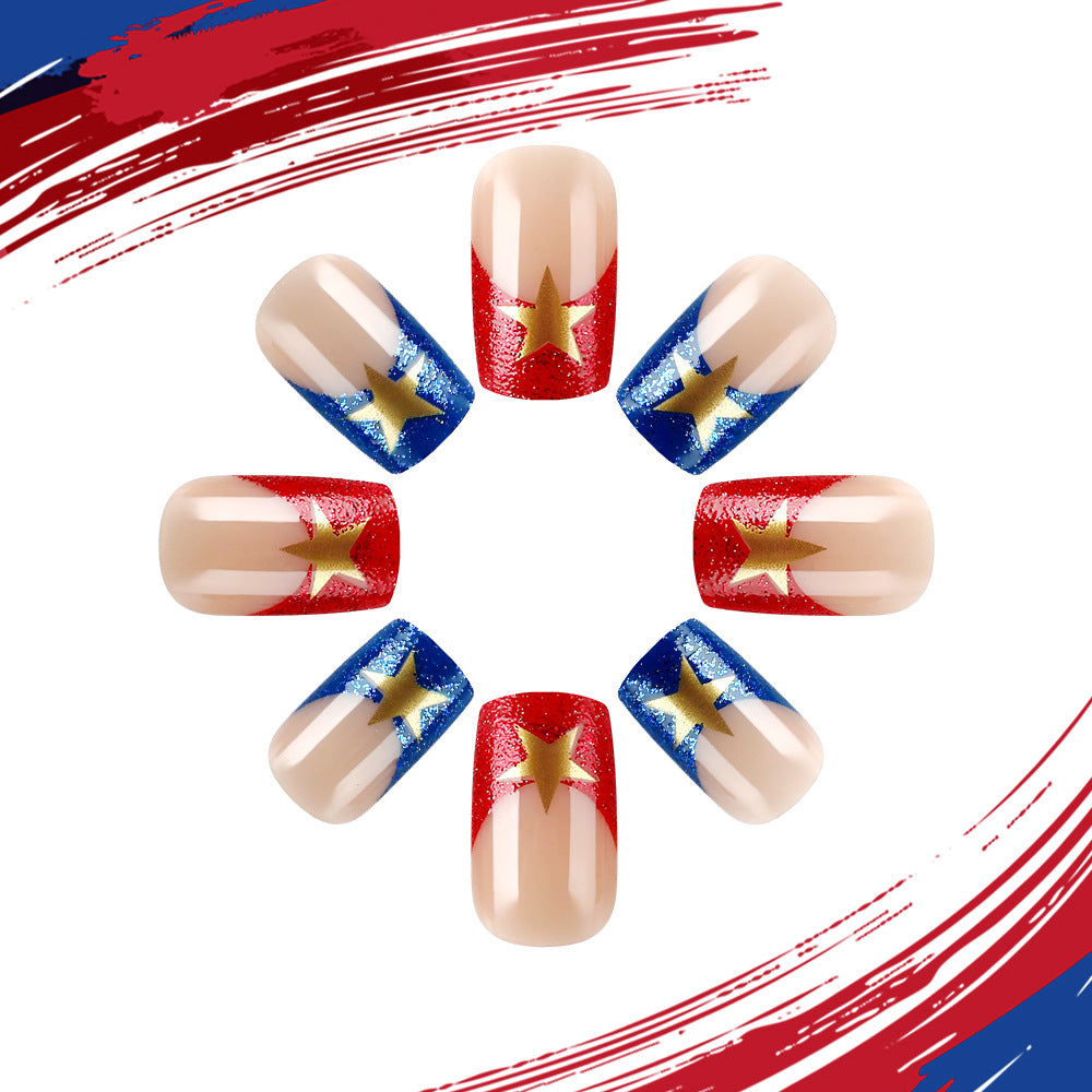 Themed Star-Studded Gel Nail Art Set Bowlift