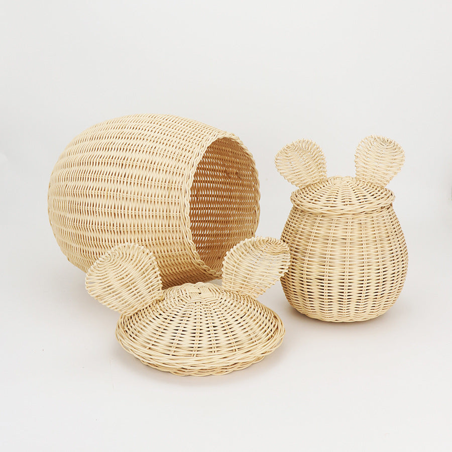 Playful Woven Storage Container Bowlift