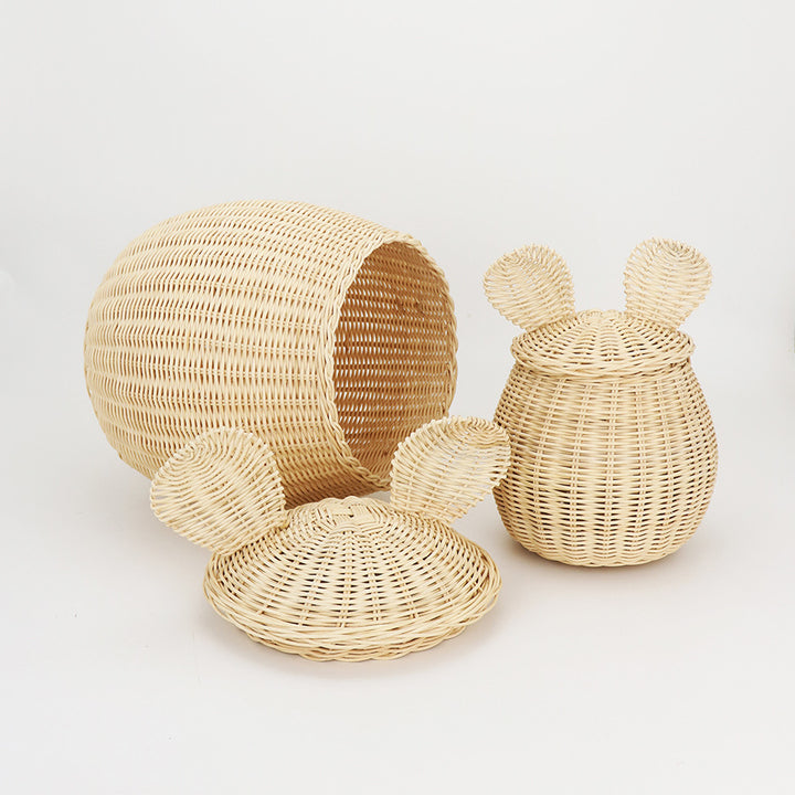 Playful storage basket with animal ears Bowlift